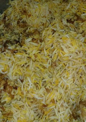 A picture of Spicy chicken biryani😋.