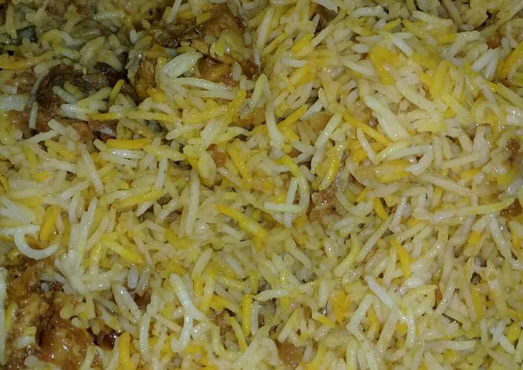 Spicy chicken biryani😋