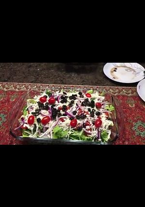 عکسی از دستور سالاد یونانی