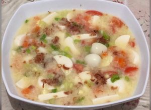 Foto resep Sup Tofu Telur Puyuh