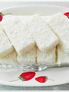 椰香鮮奶雪花糕 的食譜成品照片