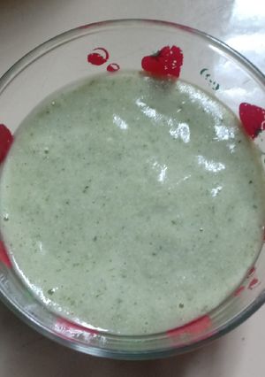 Foto resep MPASI : Bubur kangkung tahu telur puyuh (6 bln)