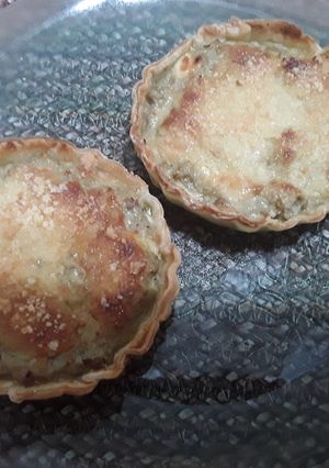 Una foto de Tartitas de berenjenas