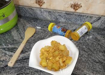 Easy Prepare Recipe Scrambled eggs and yam Delicious Steady