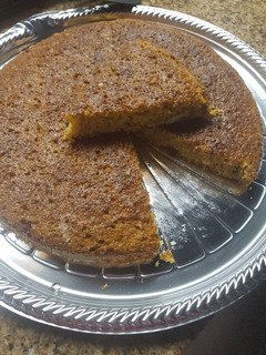 Una foto de Torta de zanahoria con harina integral