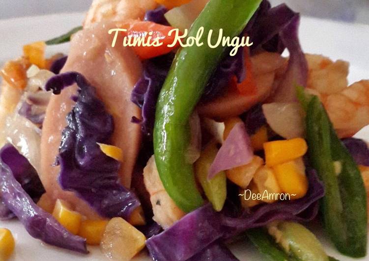 Bagaimana Menyajikan Tumis Kol Ungu yang Enak Banget