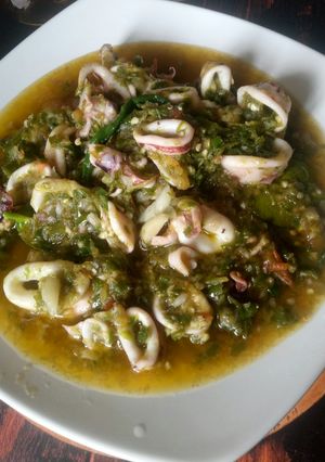 Foto resep Cumi Cumi Cabe Hijau