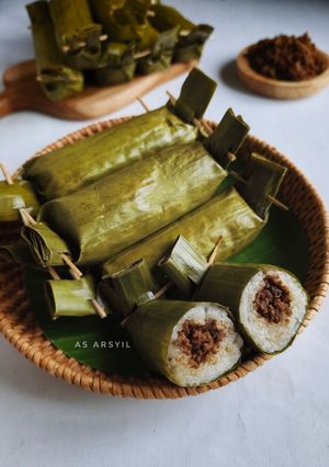 Foto resep Lemper isi daging bumbu rendang