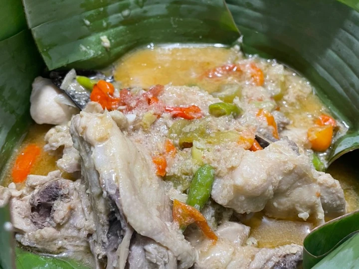 Cara Gampang Membikin Resep Garang Asam Ayam tanpa Bungkus daun Pisang yang Lezat Sekali Anti Ribet, Sempurna