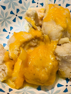 A picture of Firecracker 🧨 Chicken 🐔.