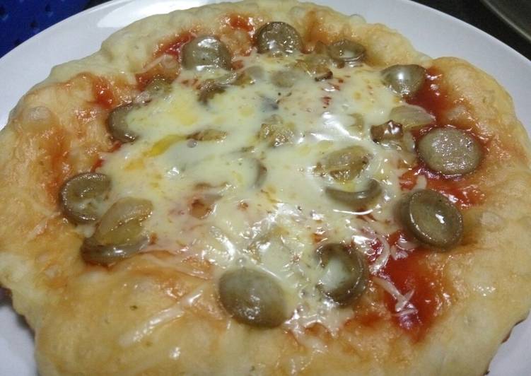 Cara Gampang Membuat Pizza teflon (very simple), Lezat Sekali