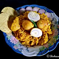 Egg Bhuna Khichuri A picture of Egg Bhuna Khichuri.