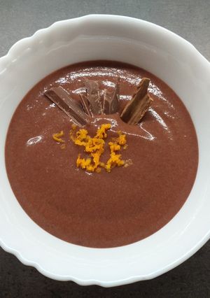 Villámgyors narancsos-fahéjas csokipuding recept fotója