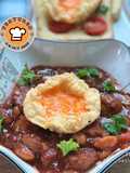 Cloud Egg in Shakshuka