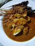 Sate Sapi Kuah Kacang
