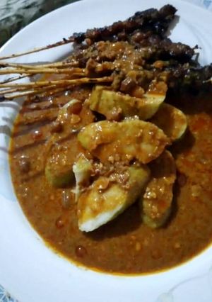 Foto resep Sate Sapi Kuah Kacang
