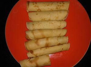Una foto de Panqueques, simples panqueques