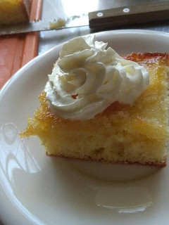 Una foto de Torta invertida de manzanas SIN TACC