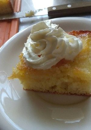 Una foto de Torta invertida de manzanas SIN TACC