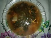 Una foto de acelgas sin aceite