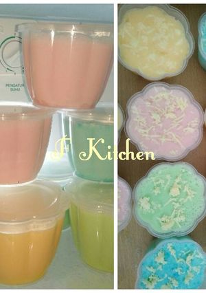 Foto resep Silky pudding pop ice (puyo)