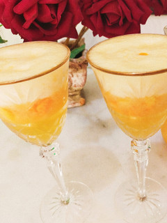 A picture of Refreshing Summer drink /Peach juice !.