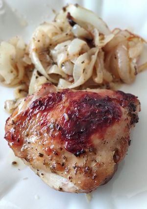 Una foto de Pollo al limón