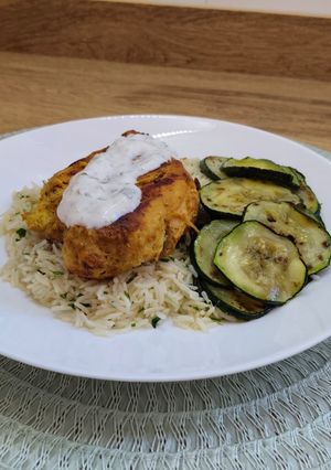 Una foto de Pechuga de pollo al Ras el Hanout