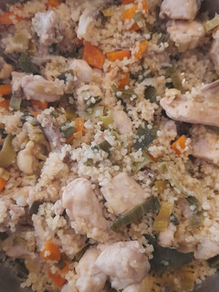 Foto de Frango com Legumes e Bulgur