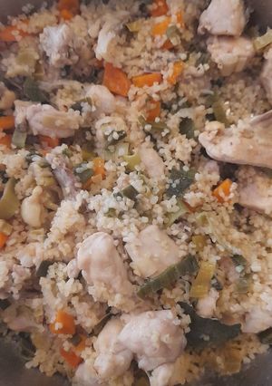 Foto de Frango com Legumes e Bulgur