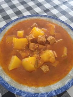 Una foto de Marmitako de atún