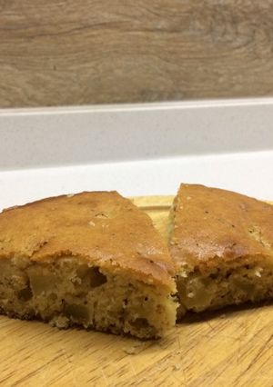Una foto de Budín de manzana 🍎