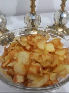 عکسی از دستور چیپس سرکه نمکی