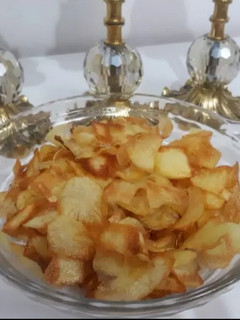 عکسی از دستور چیپس سرکه نمکی