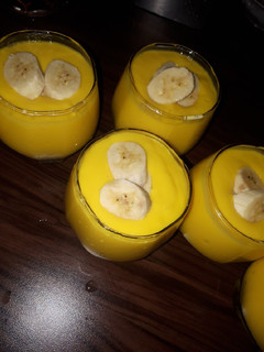 A picture of Mango custard.