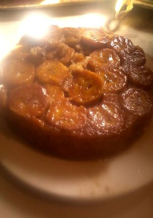 Una foto de Budín de pan y Plátano🍌 sin leche