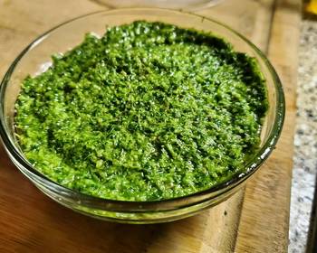 How To Serving Recipe Carrot Greens Pesto Practical Delicious