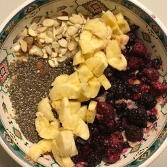 A picture of Oats for breakfast.