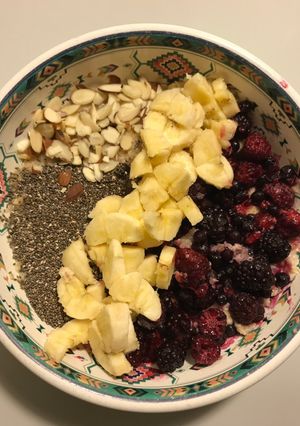 A picture of Oats for breakfast.