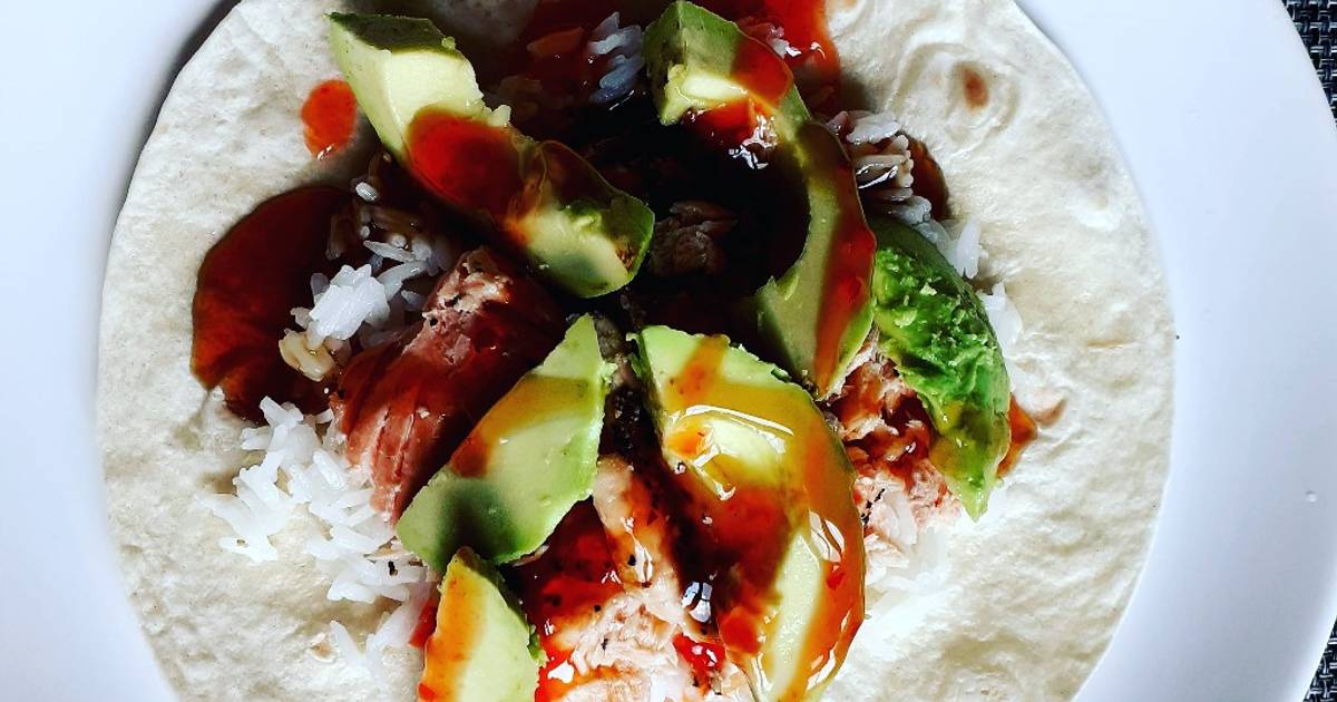 Salmon and avocado enchilada Recipe by Kristoffer Risinger Melin Cookpad