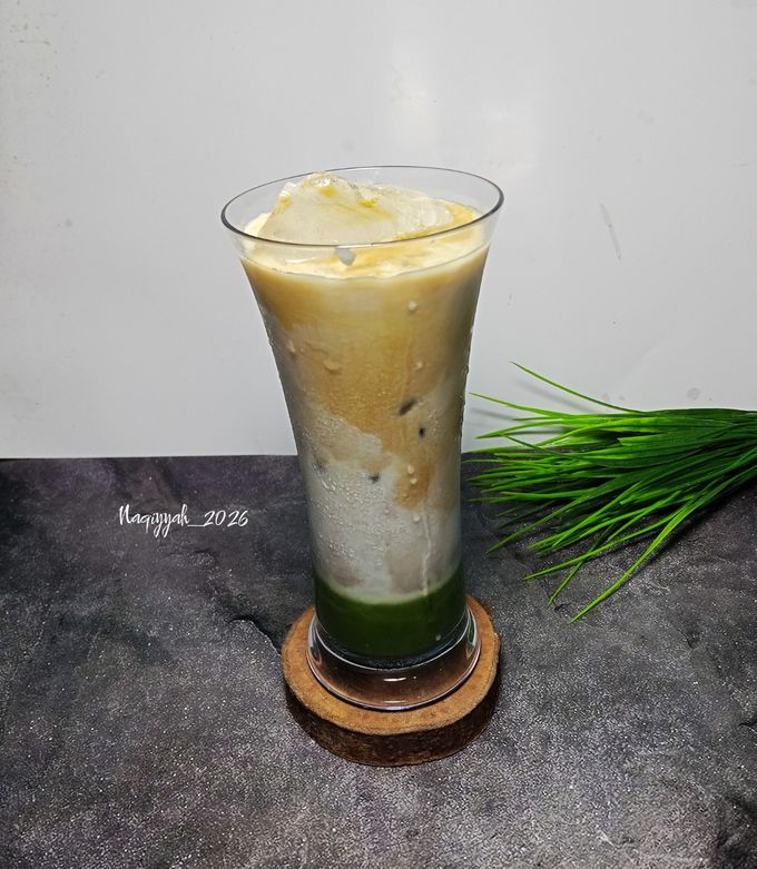 Foto resep Es kopi matcha latte