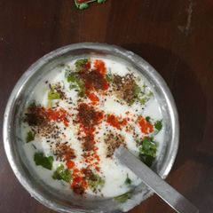 A picture of Masala mix tasty Raita.