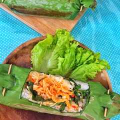 Nasi Bakar Ayam Pedas Kemangi রেসিপির প্রধান ছবি