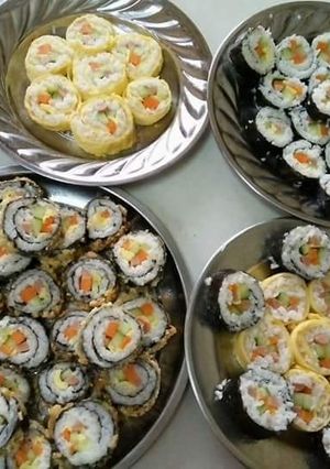 Hình của món Cơm cuộn + Trứng cuộn 😁😁.