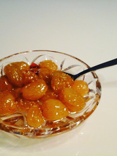 A picture of Grape Spoon Dessert.