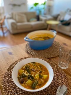 Una foto de Arròs amb bledes (arroz con acelgas)