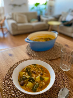 Una foto de Arròs amb bledes (arroz con acelgas)