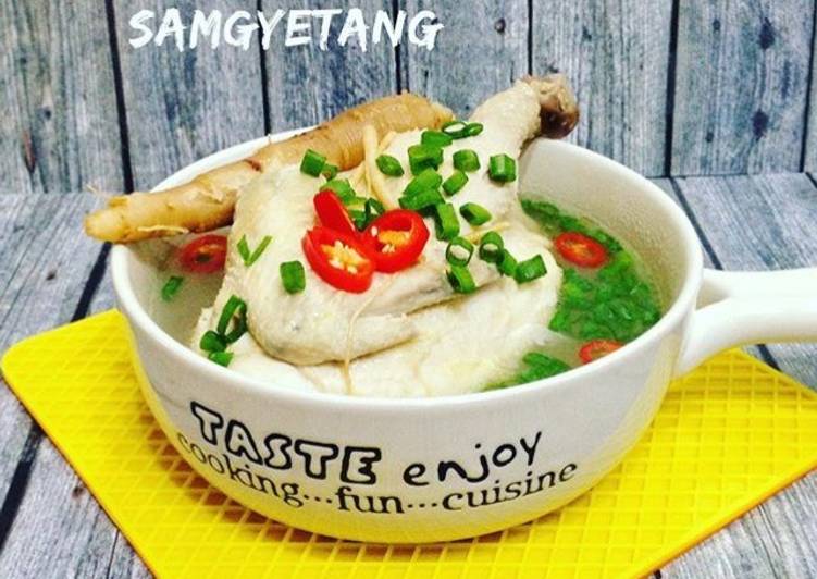 Samgyetang korean ginseng soup #keto #ketopad