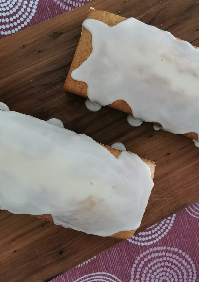 Una foto de Budín esponjoso de naranja