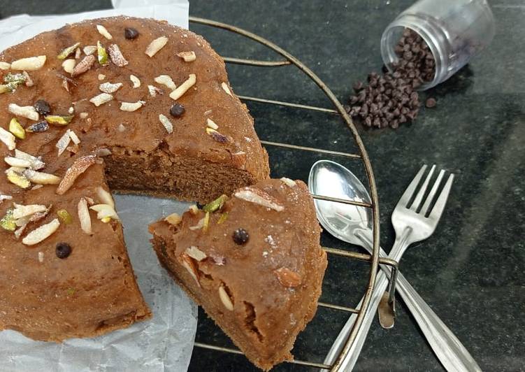 Recipe of Award-winning Eggless Wheat Cake